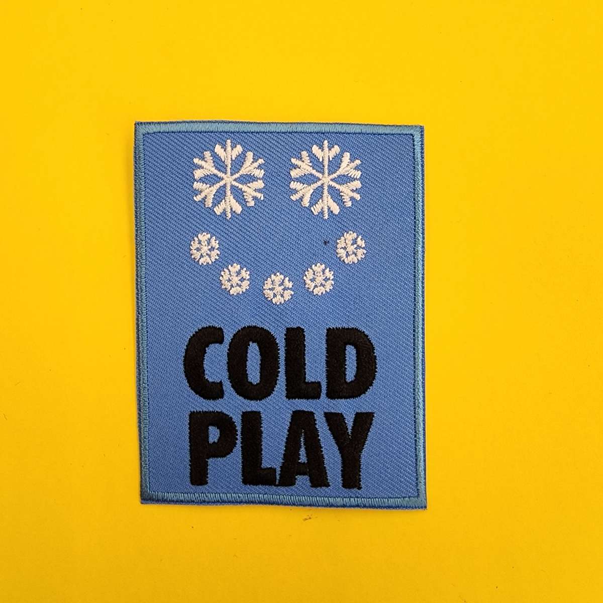 Cold Play Iron on Patch
