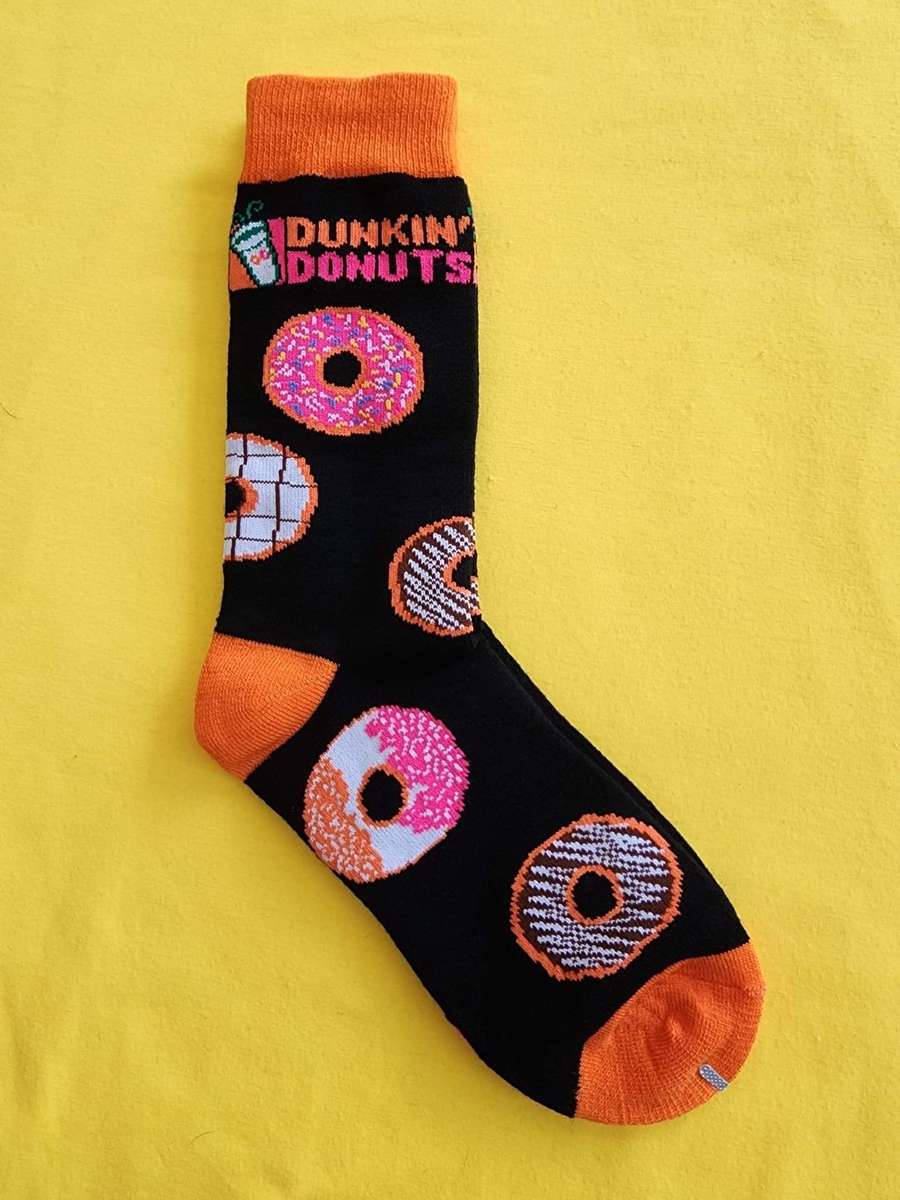 Dunkin Donut Black Socks