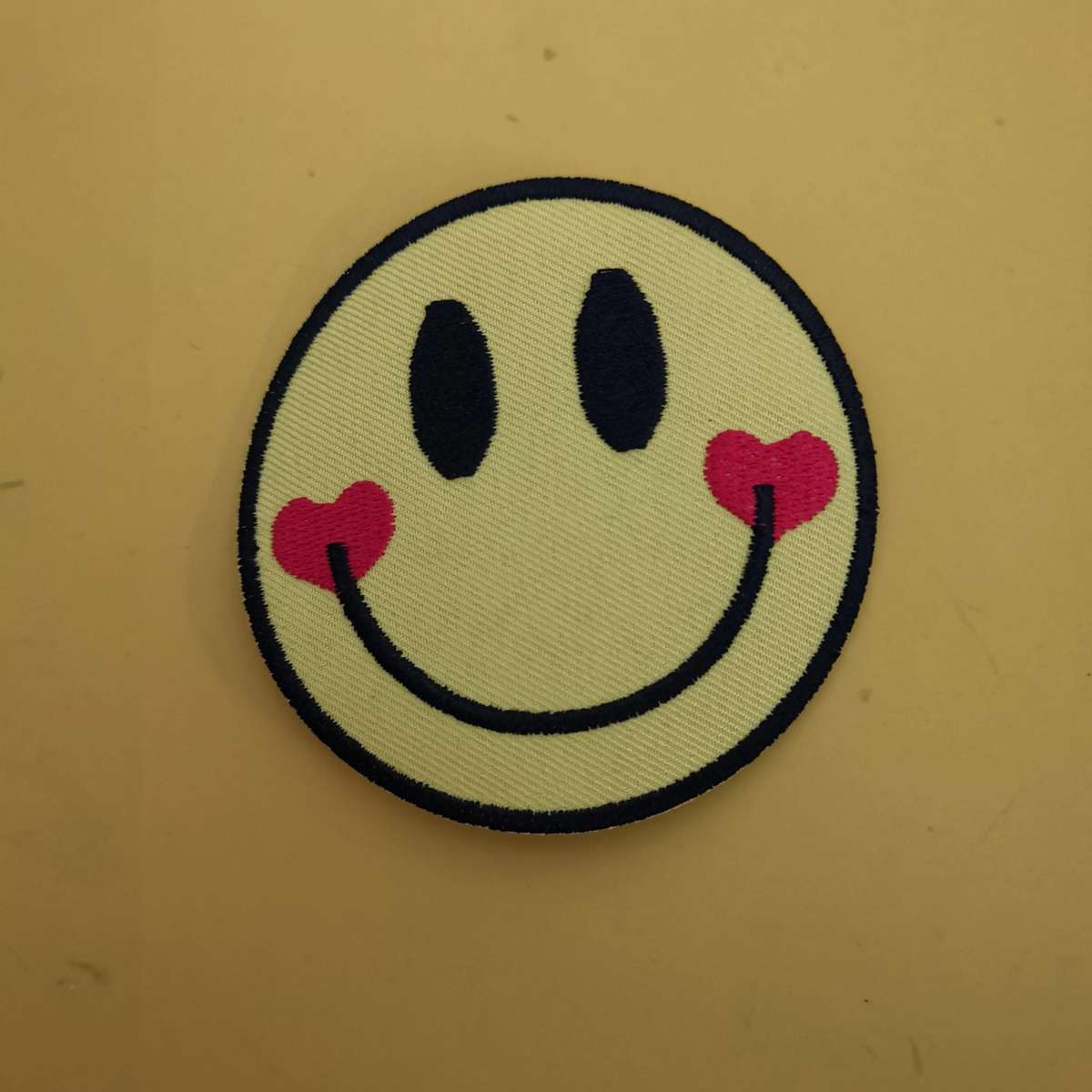 Smiley Iron on Patch