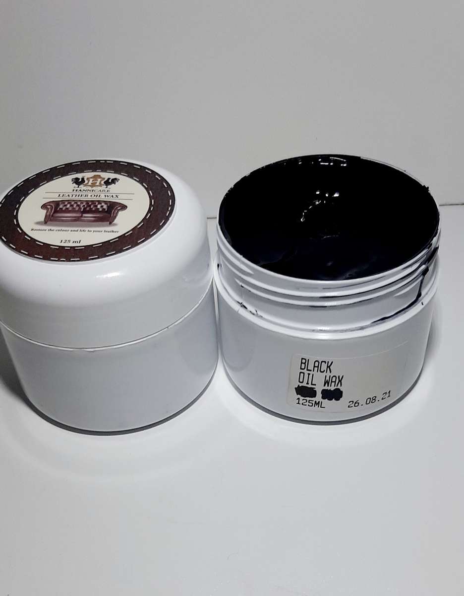 Leather Oil wax - Black