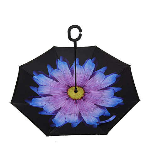 Colorful Inverted Umbrellas