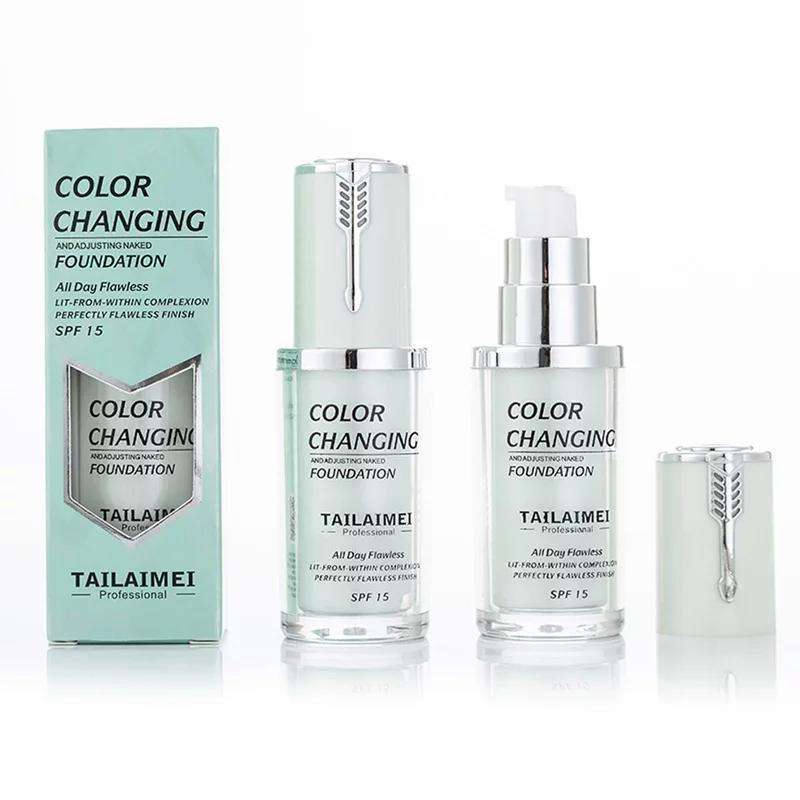 NEW TLM COLOR CHANGING FOUNDATION 40ML - Green - Natural Skintone / 40ML