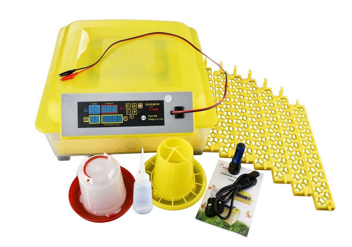 56 EGG AUTOMATIC INCUBATOR INCL STARTER KIT - DUAL VOLTAGE