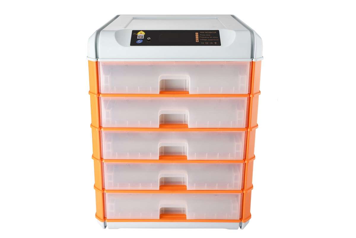 Premium Range 320 Egg Automatic Incubator  Orange Drawer