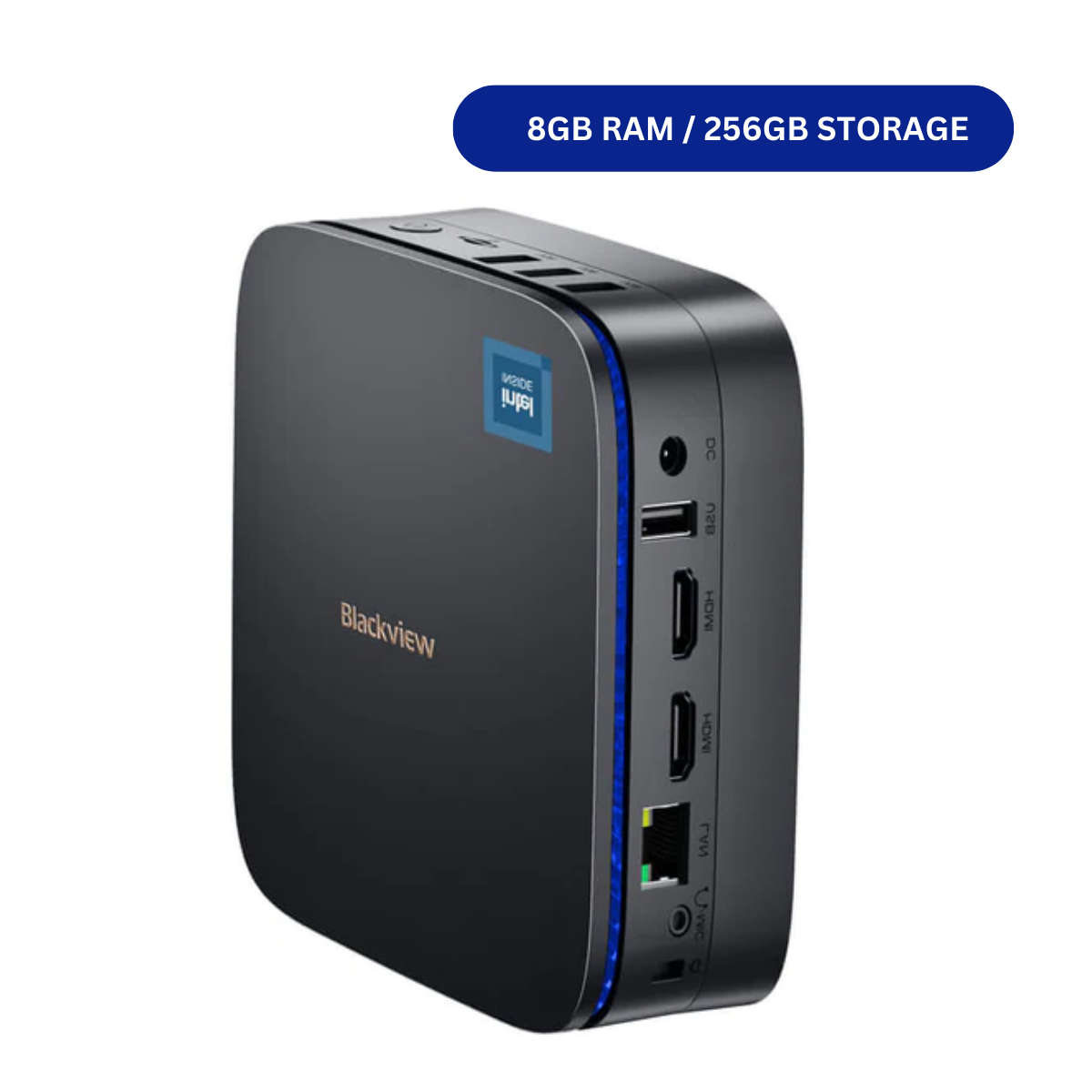 Blackview MP60 Mini PC Windows 11 Pro (8GB RAM / 256GB Storage) - 16GB RAM / 512GB Storage