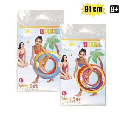 Intex Stargaze Inflatable Pool Tube / Float with Handles - 91 cm