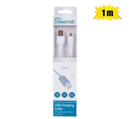 Android Phone Charger Cable, Measuring Tape Design Micro USB 2.0 Type-B Port