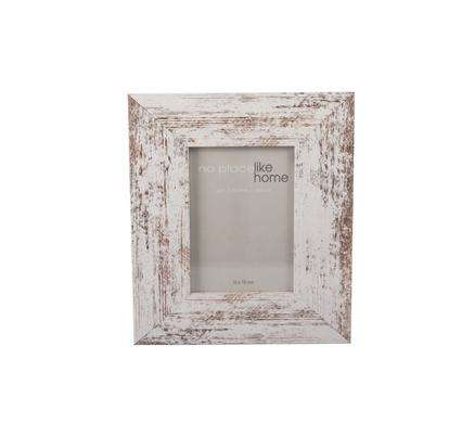 Picture-Frame Wdn White Stressed 10x15cm