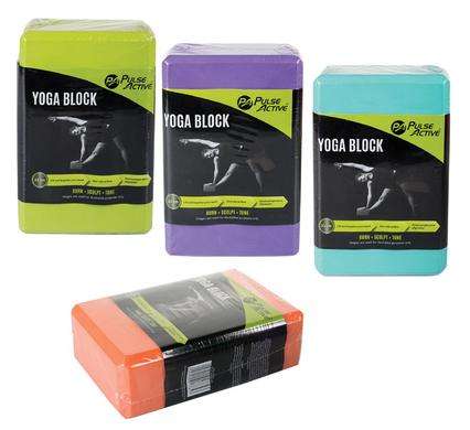 Fitness Yoga Jump Block 15x22cm - Green