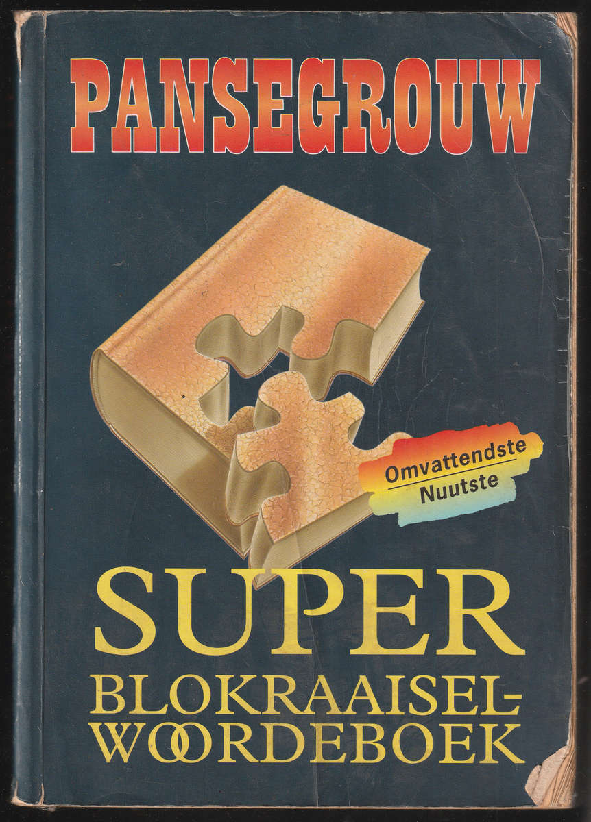 Pansegrouw Super Blokraaisel Woordeboek
