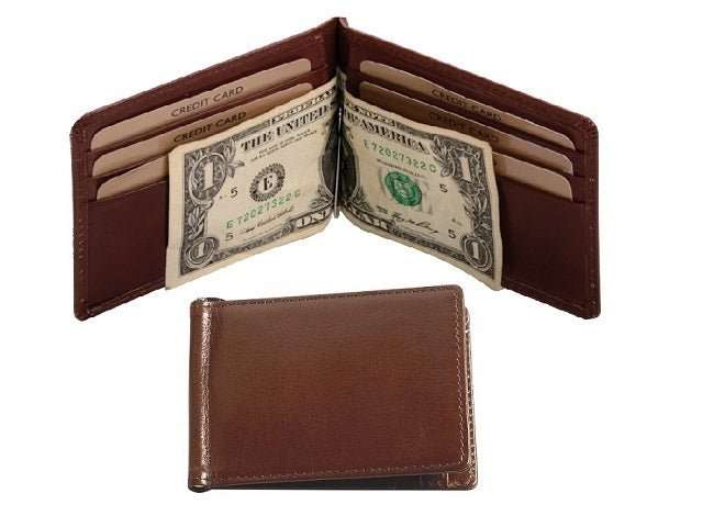 Adpel Italian Leather Money Clip Holder