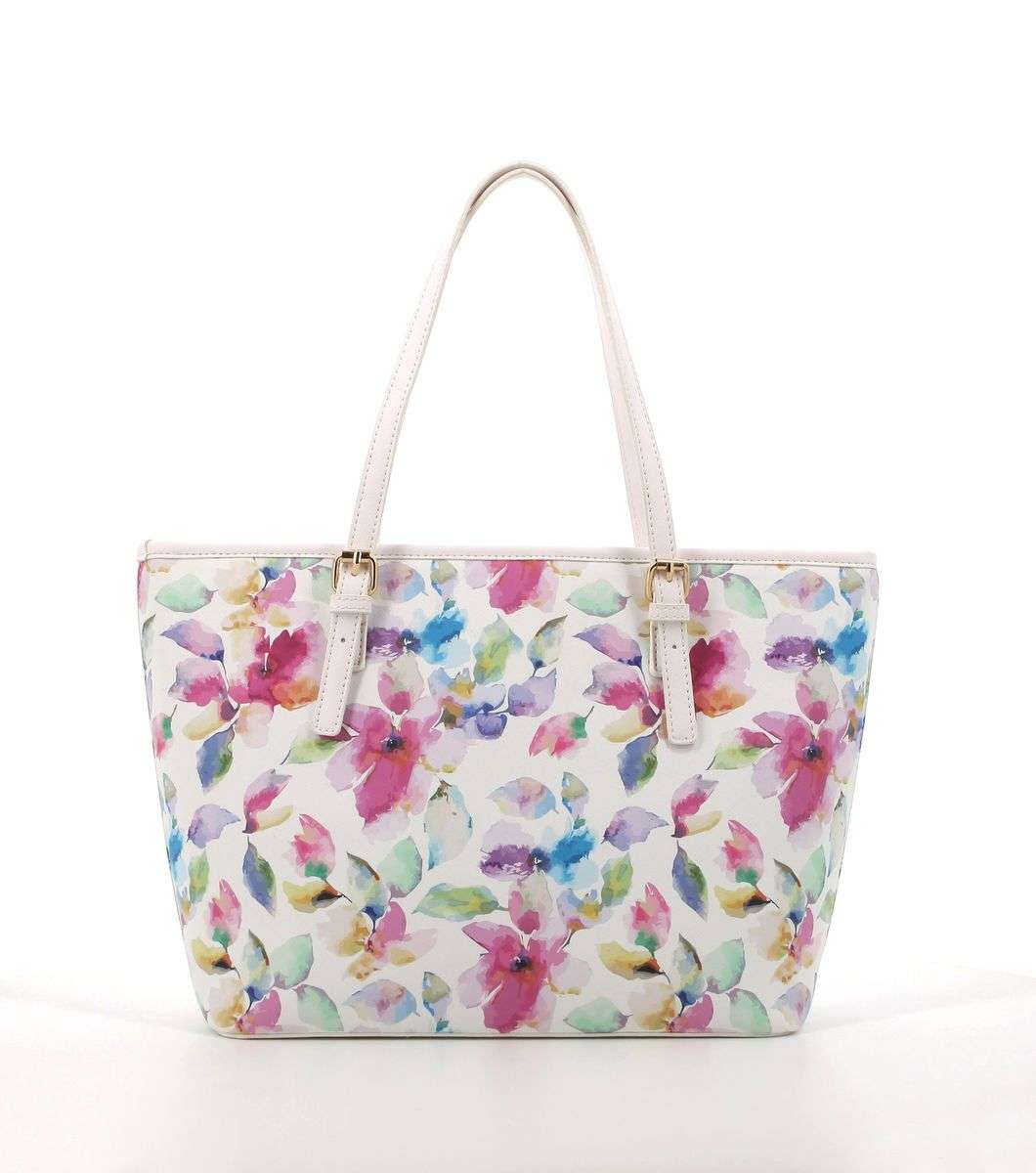 Pierre Cardin Emma Floral Tote Handbag | White Floral