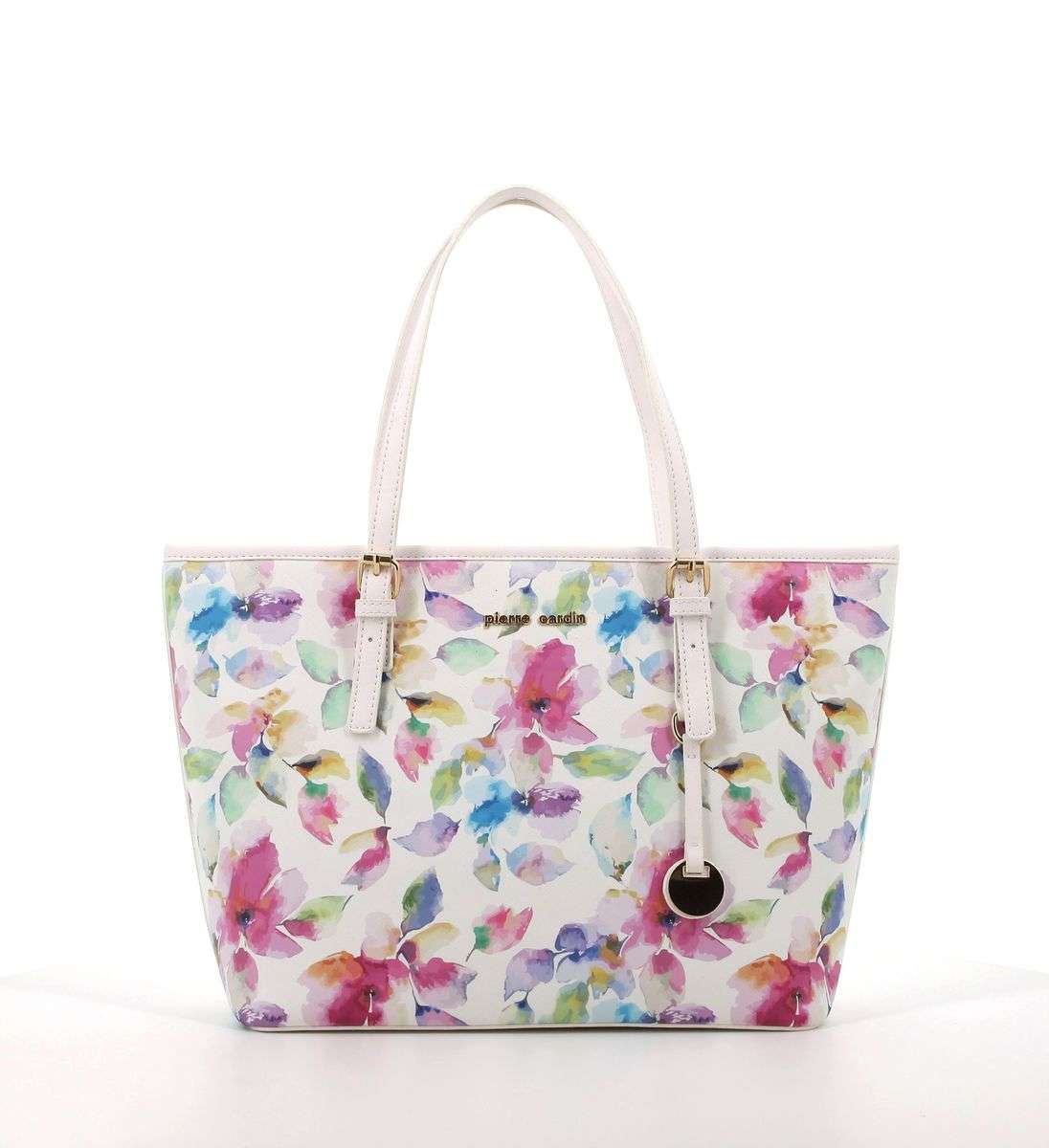 Pierre Cardin Emma Floral Tote Handbag | White Floral