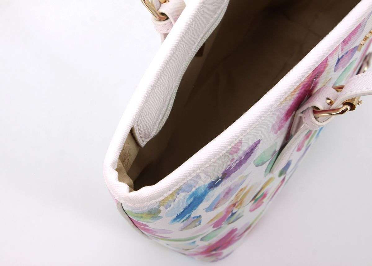Pierre Cardin Emma Floral Tote Handbag | White Floral