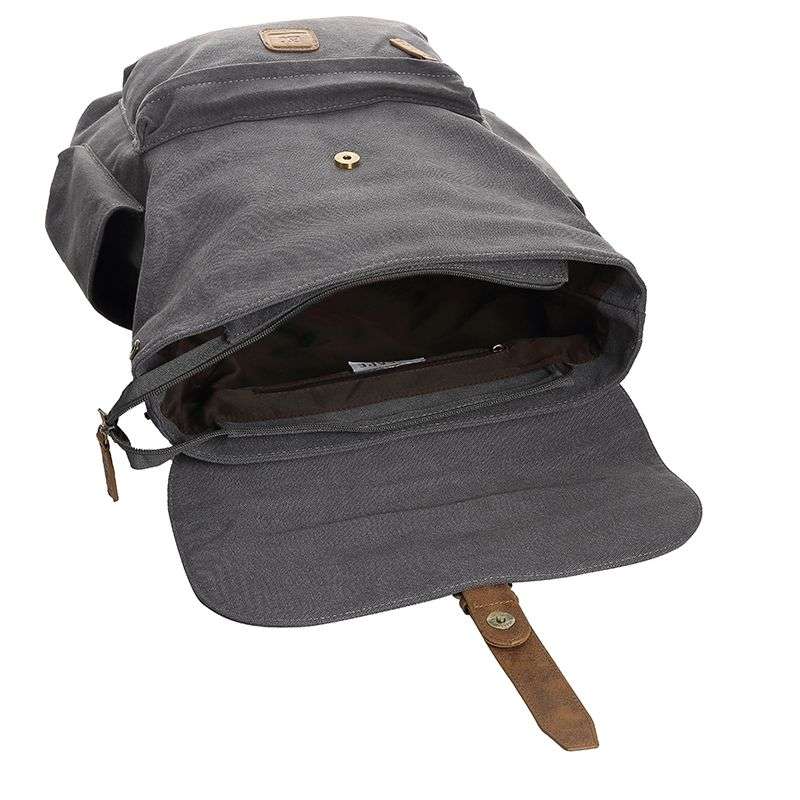Escape Classic Canvas Large Backpack | Dark Grey