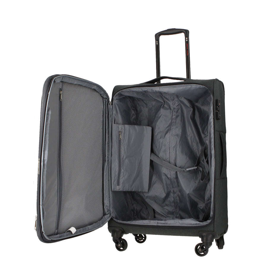 Pierre Cardin Ultralite Large Spinner | Charcoal