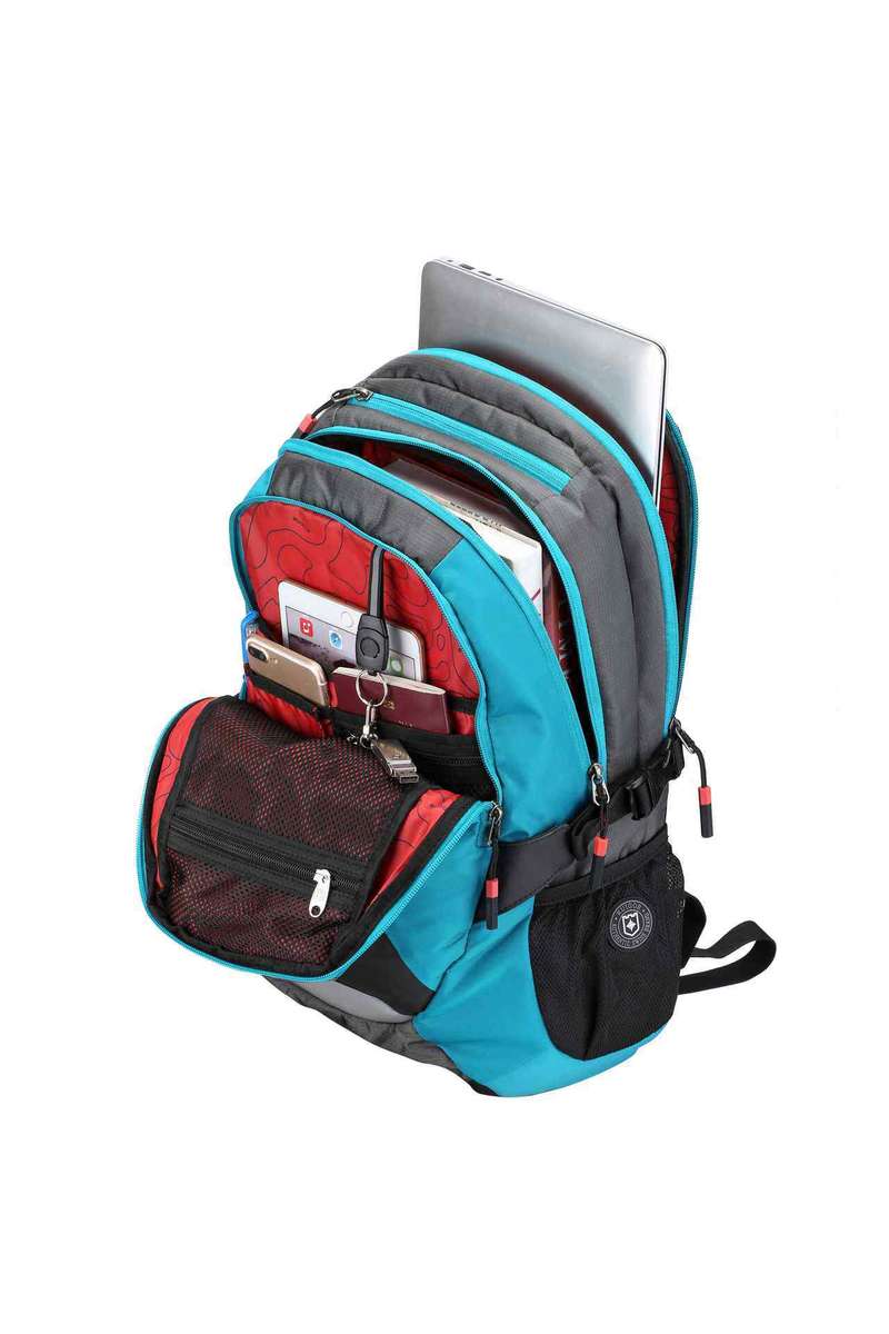 Swiss Ruigor Active 29 Laptop Backpack 15.6" | Blue/Grey