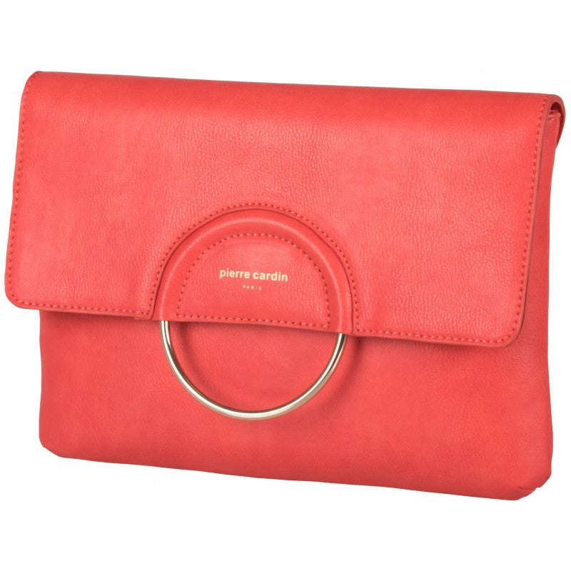 Pierre Cardin Rebecca Crossbody/Clutch Bag | Coral