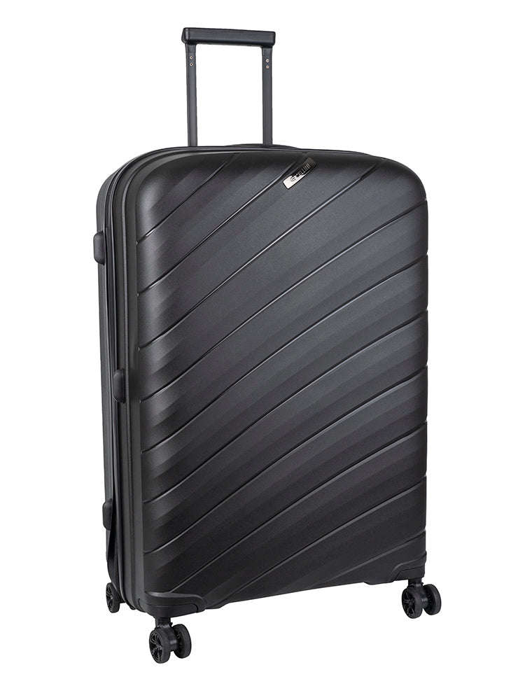 Cellini Pulse Large 4 Wheel Trolley Case Black