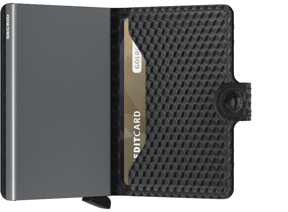 Secrid Mini Wallet Cubic Black- Titanium