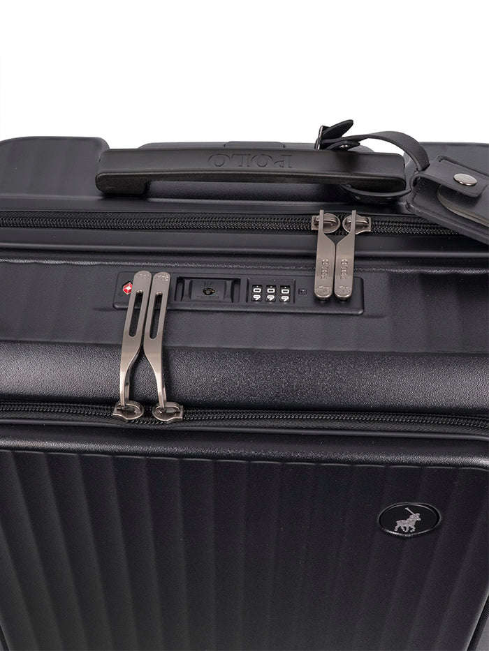 Polo Rover Trunk 2 Piece Travel Set Black