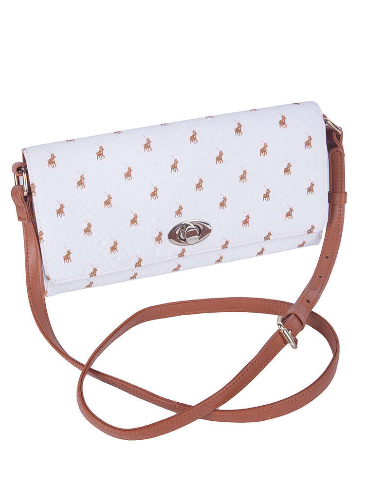 Polo New Iconic Travel Purse White
