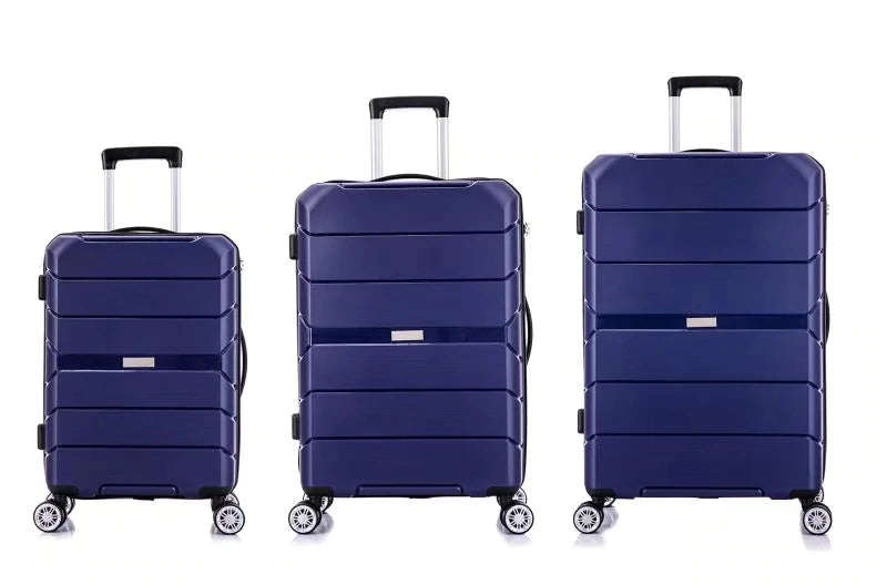 Tosca Globus Rogue 3 Piece Luggage Trolley Set  | Navy