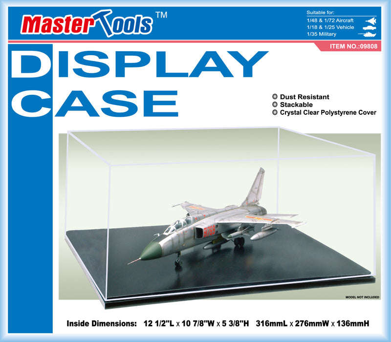 09808 - Master Tools Model Display Case - Aircraft and Vehicles