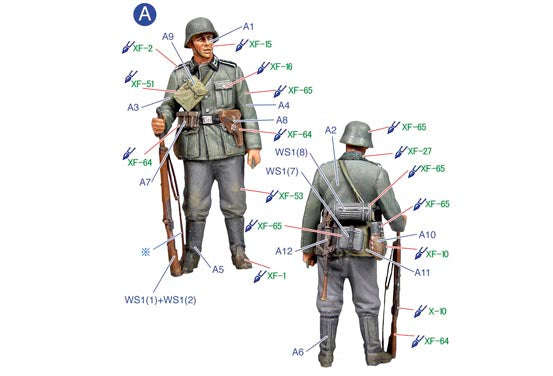 TS35016 - Tristar 1/35 German Infantry Set Vol. 1 Early (4 Figure)