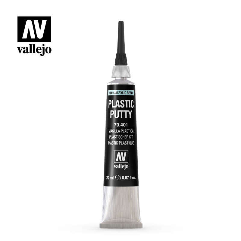 70.401 Plastic Putty 20 ml (Auxiliary) - Vallejo Model Color
