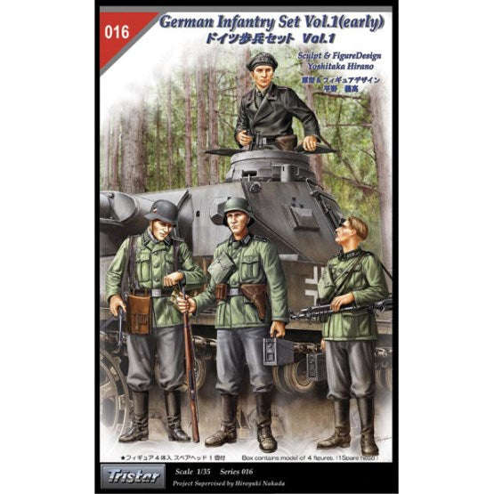 TS35016 - Tristar 1/35 German Infantry Set Vol. 1 Early (4 Figure)