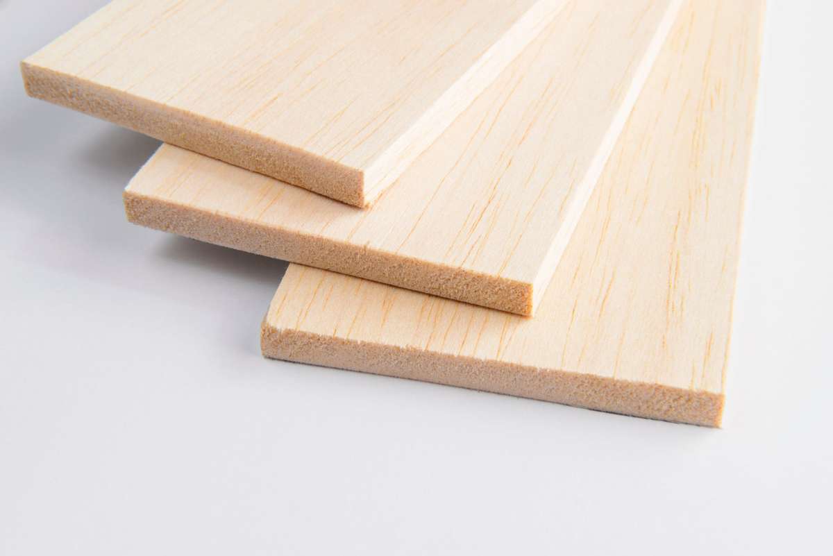 Balsa Wood Strips 1.0 x 100 x 1000