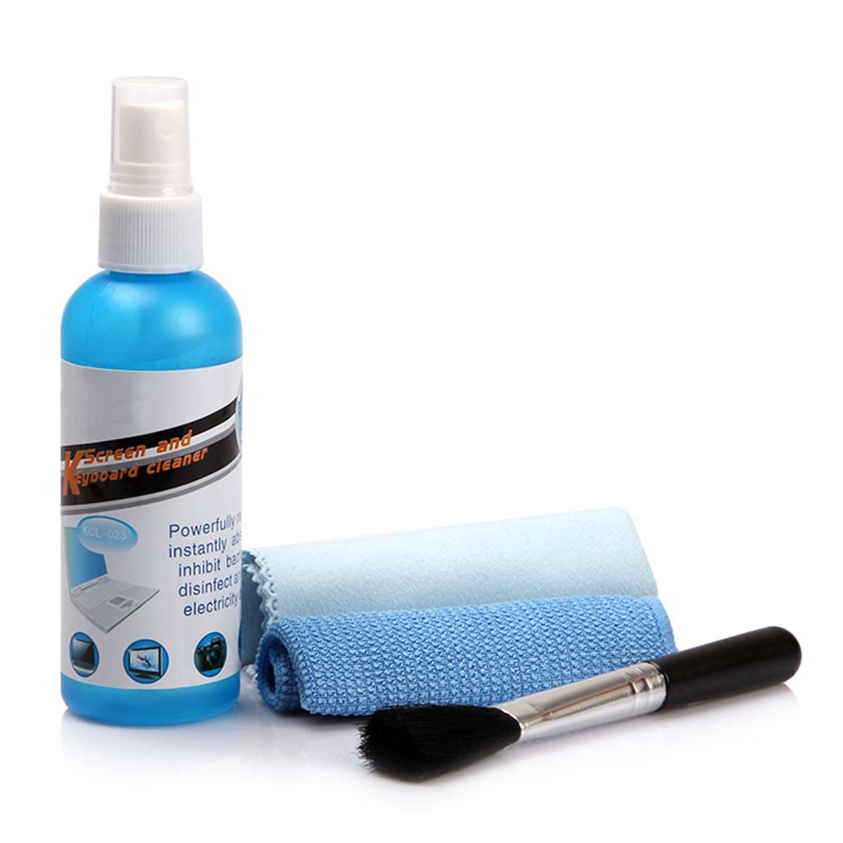 LCD Screen Cleaning Kit | Streak-Free Spray & Microfiber Cloth for TV, Laptop & Phone | KCL 1025 ...