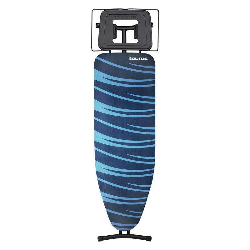 Taurus Ironing Board Mesh Top Powder Coat Black 124 X 40cm "Argenta"
