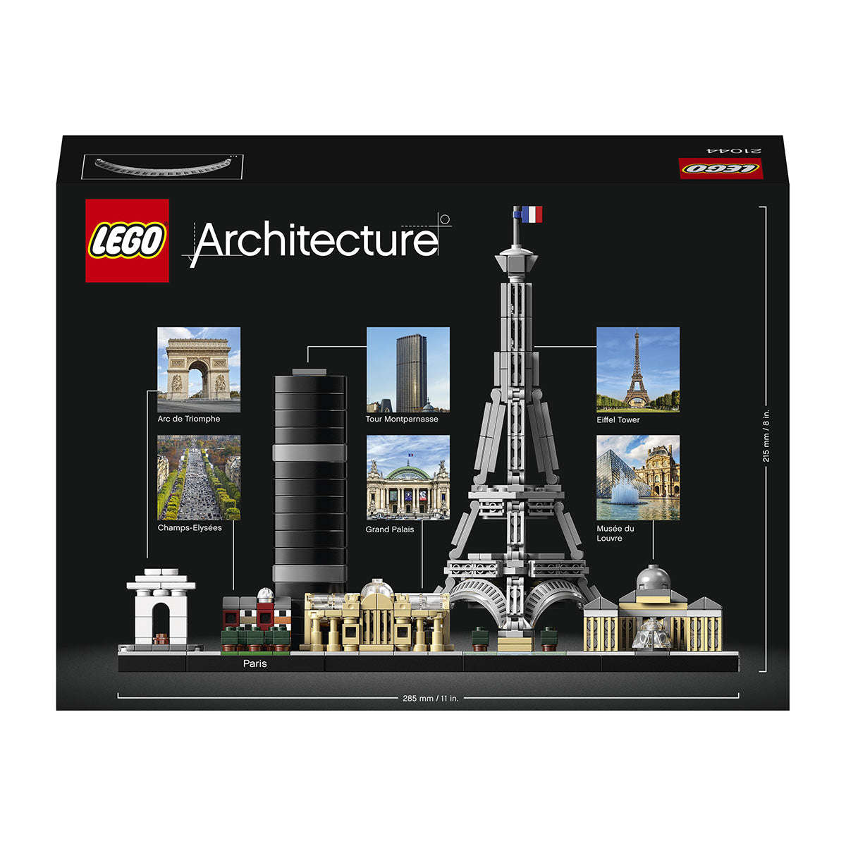 LEGO Architecture Skyline Collection Paris Building Kit 21044