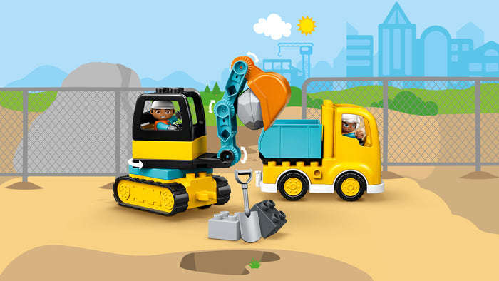 LEGO DUPLO Truck & Tracked Excavator