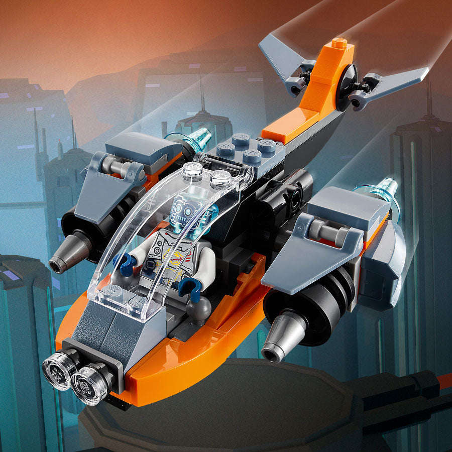 LEGO Creator 3in1 Cyber Drone Building Kit 31111