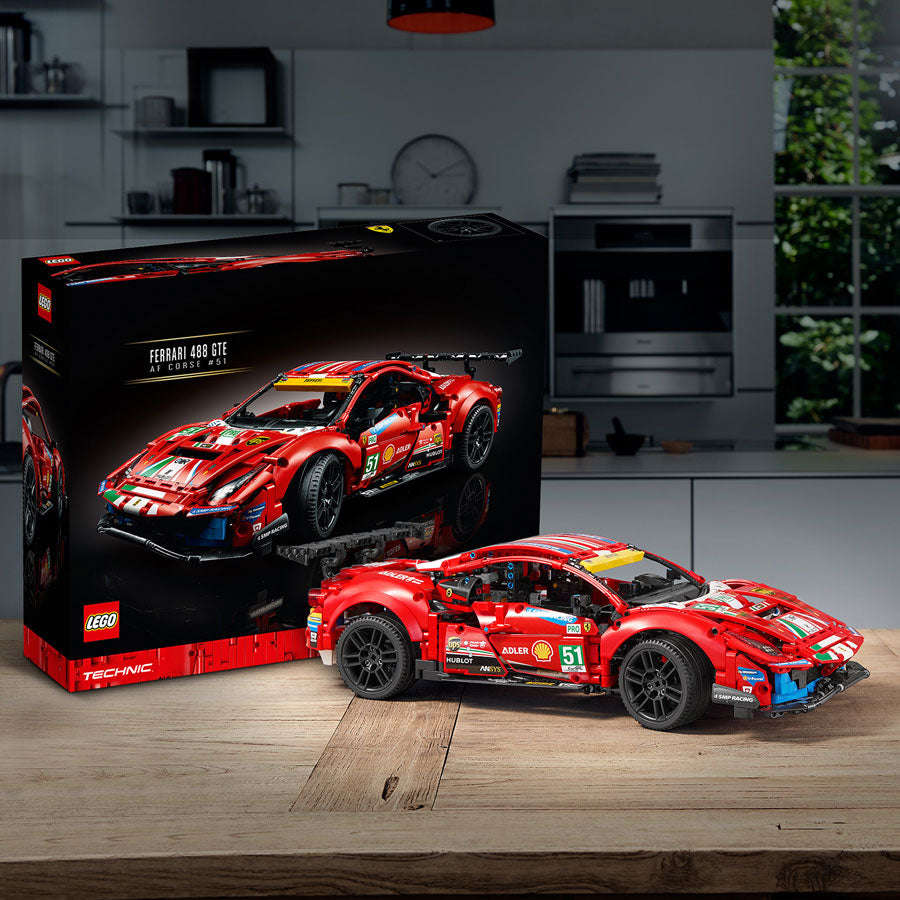 LEGO Technic Ferrari 488 GTE AF Corse #51 Building Kit 42125