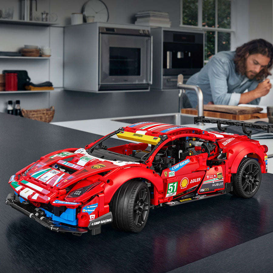 LEGO Technic Ferrari 488 GTE AF Corse #51 Building Kit 42125