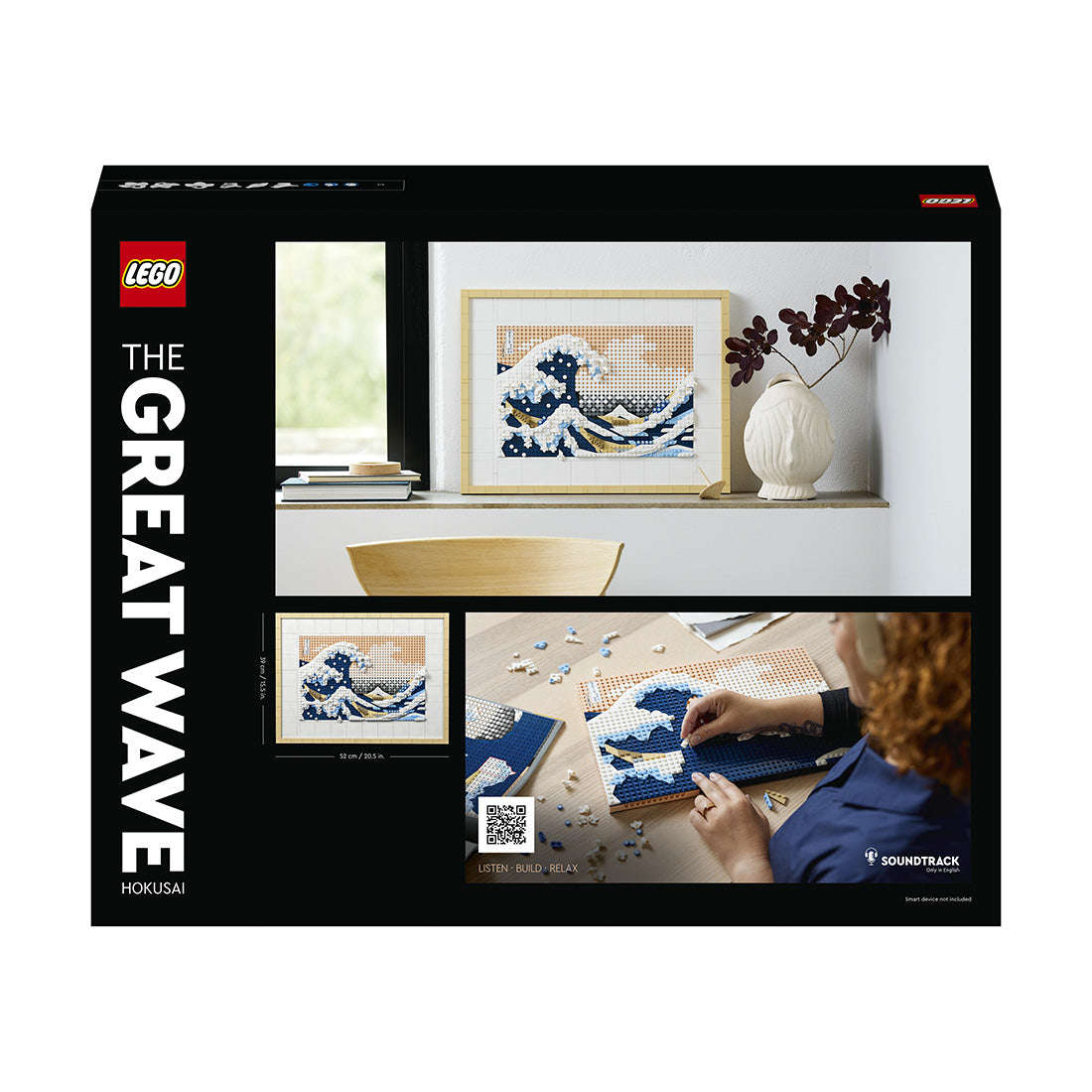 LEGO Art Hokusai  The Great Wave Building Kit 31208