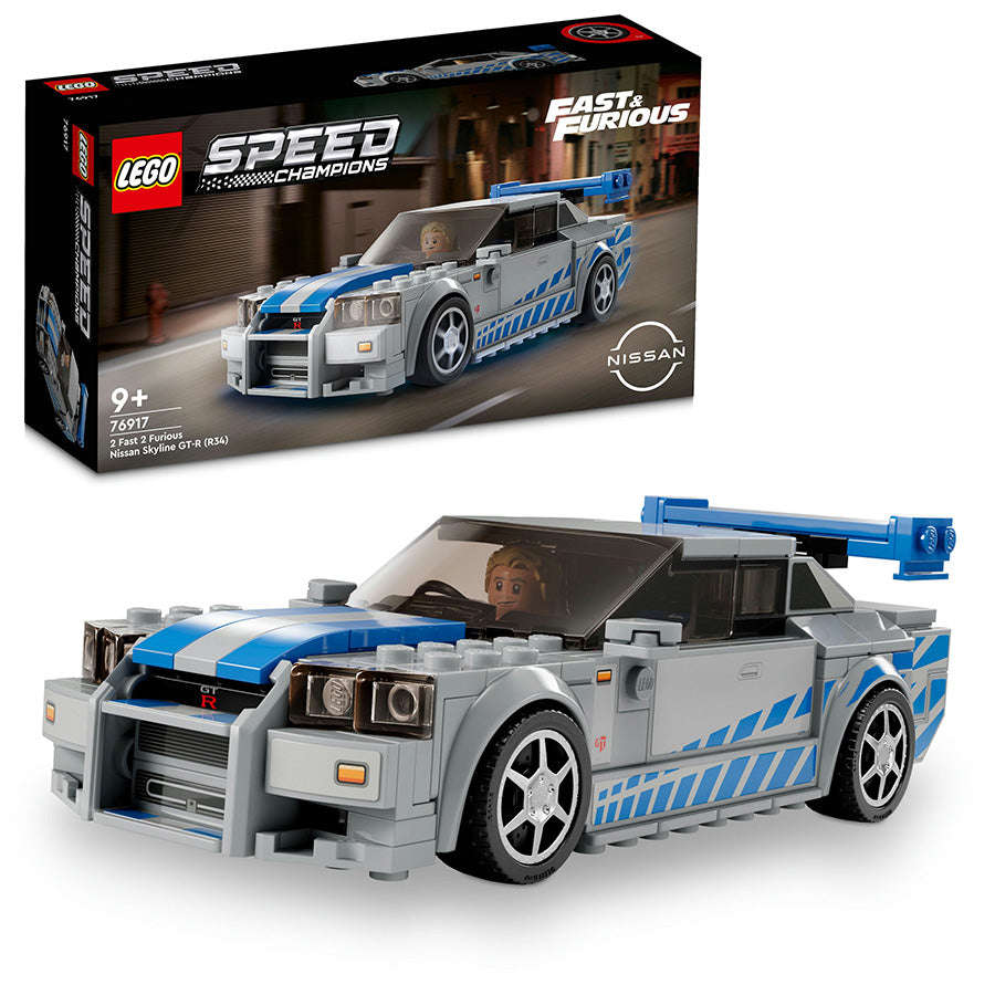 LEGO Speed Champions 2 Fast 2 Furious Nissan Skyline GT-R (R34) Set 76917