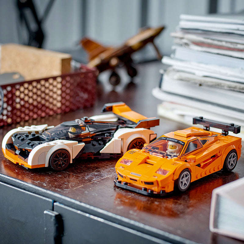 LEGO Speed Champions McLaren Solus GT and McLaren F1 LM Building Toy Set 76918