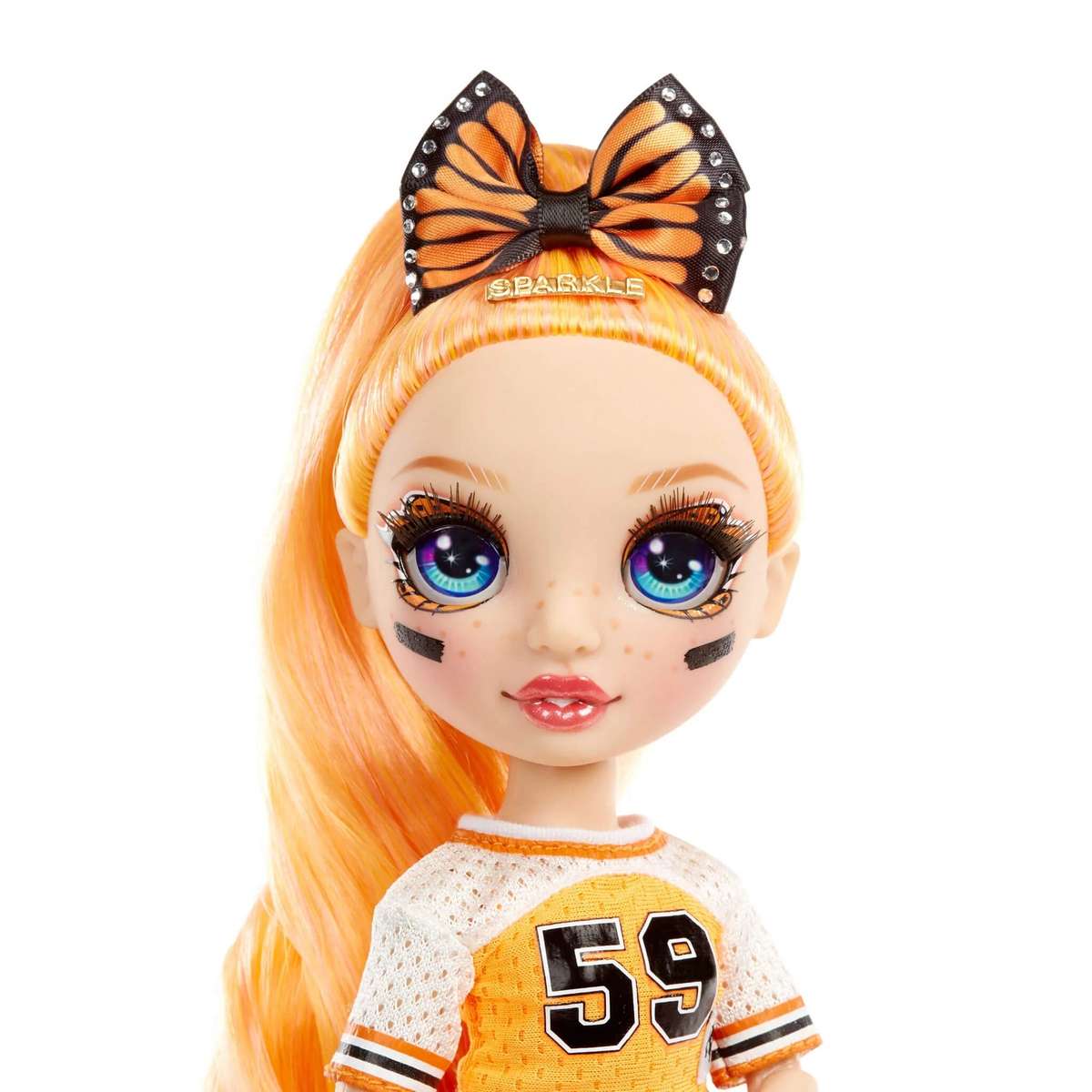 Rainbow High Cheer Poppy Rowan  Orange Cheerleader Fashion Doll