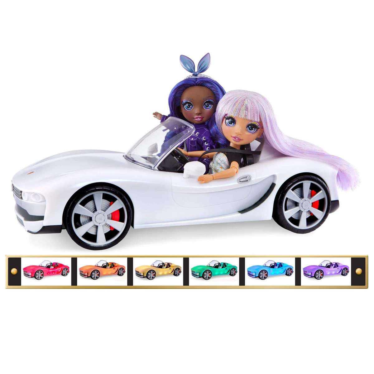 RAINBOW HIGH Convertible Color Change Car