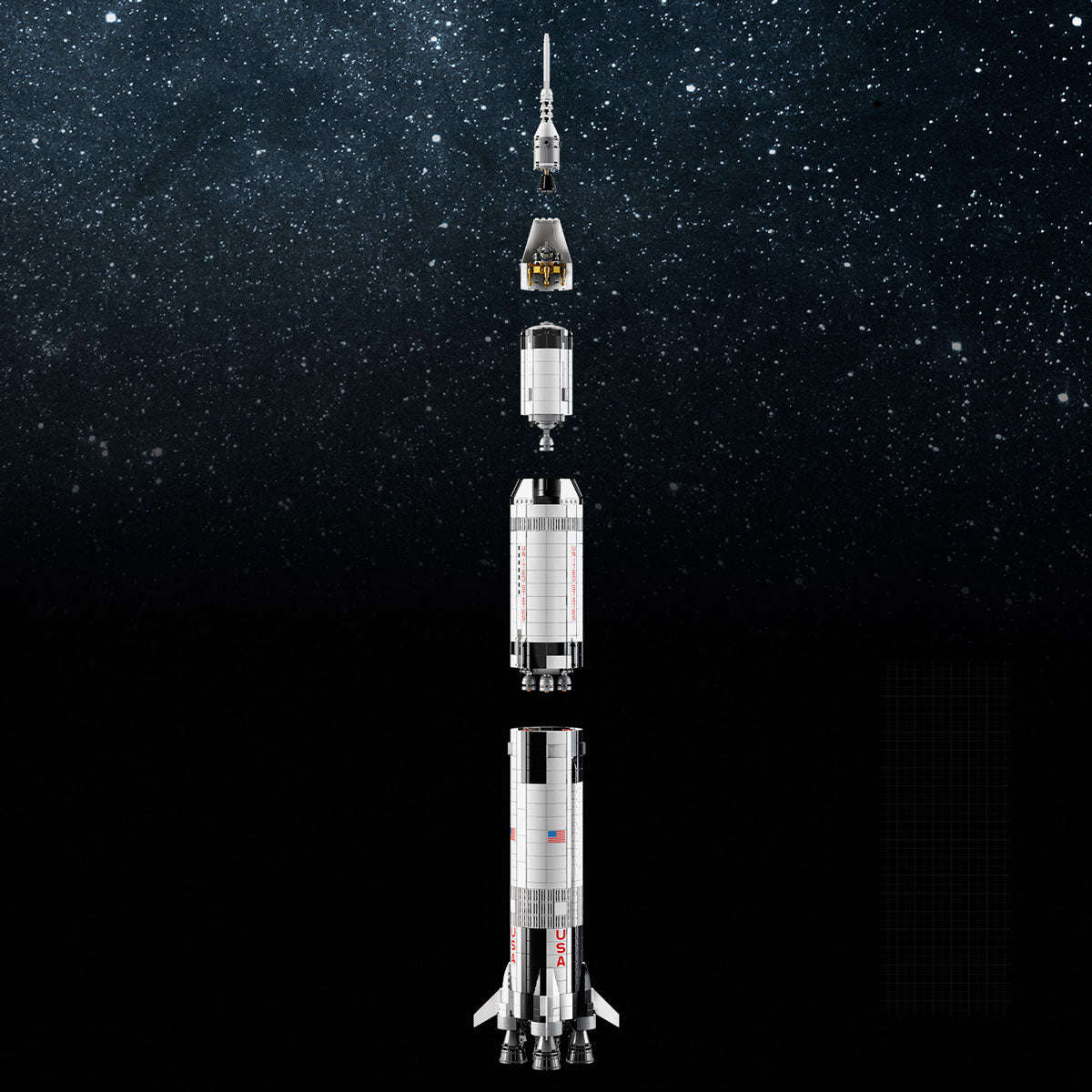 LEGO Ideas LEGO NASA Apollo Saturn V 92176