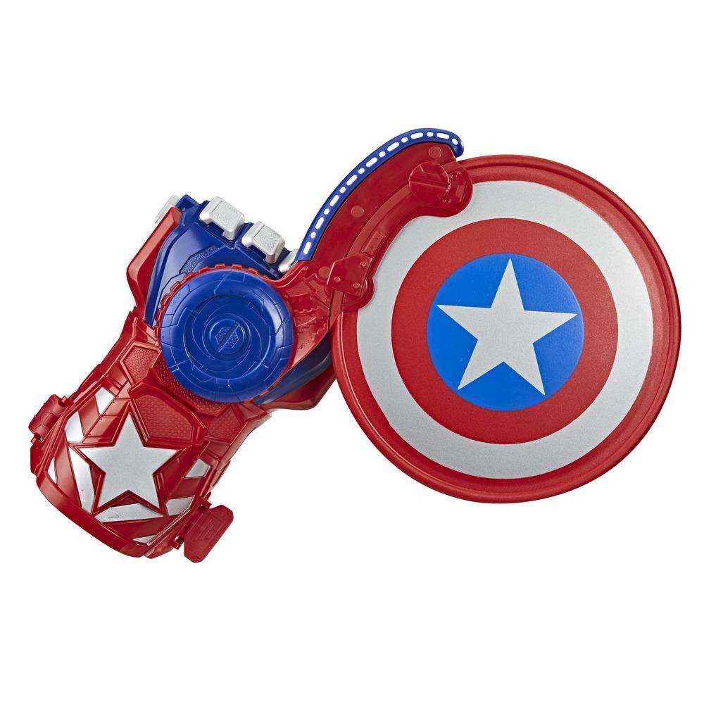 NERF Power Moves Captain America Shield Sling-disc Blaster