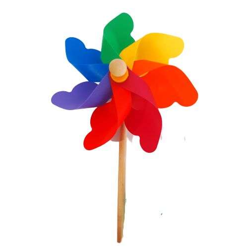 colourful garden windmill