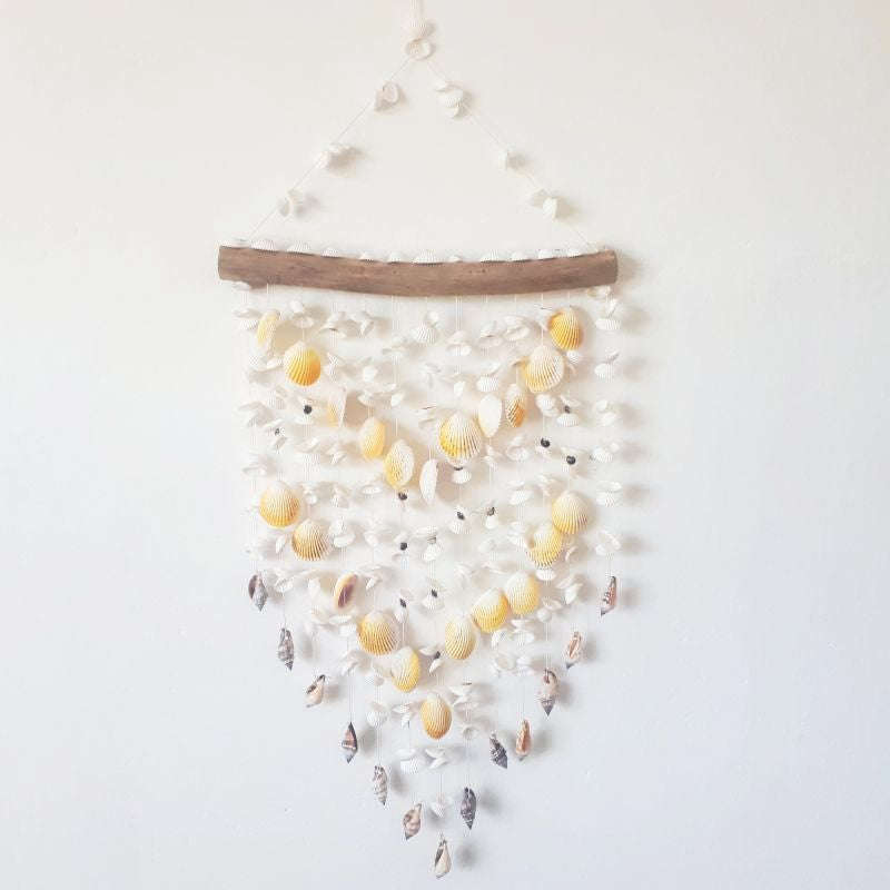 natural shell windchime - large