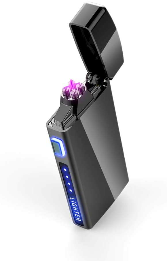 Maisonware Double Arc Plasma Electric Flameless USB Windproof Lighter
