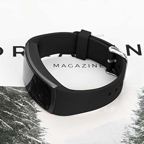 BeYself for Gear Fit2 Pro/Fit2 Strap, Replacement Soft Silicone Accessories Wristband for Samsung...